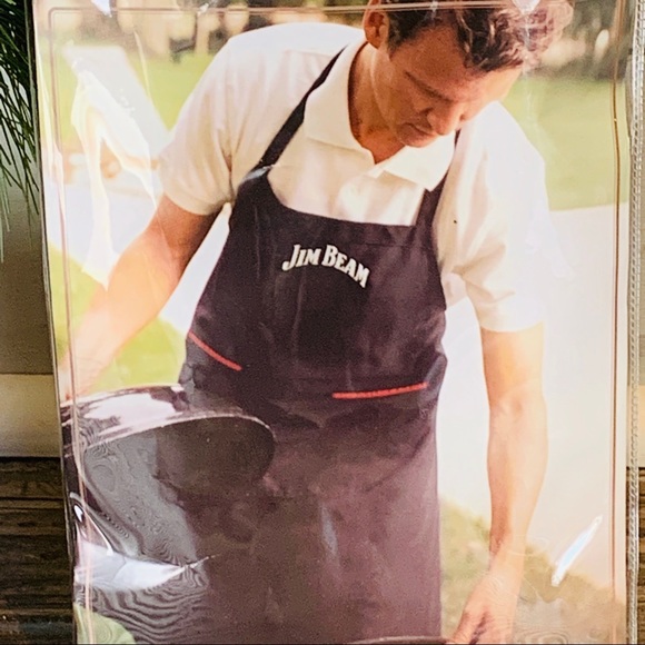 Jim Bean Classic Grilling Apron, Two Deep Pockets - Picture 4 of 4